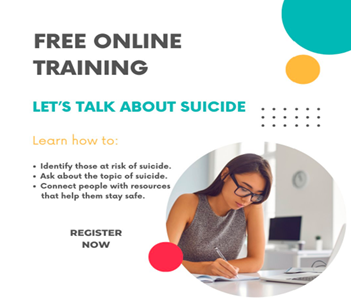 New Online Suicide Prevention Programme – Lets Talk about Suicide