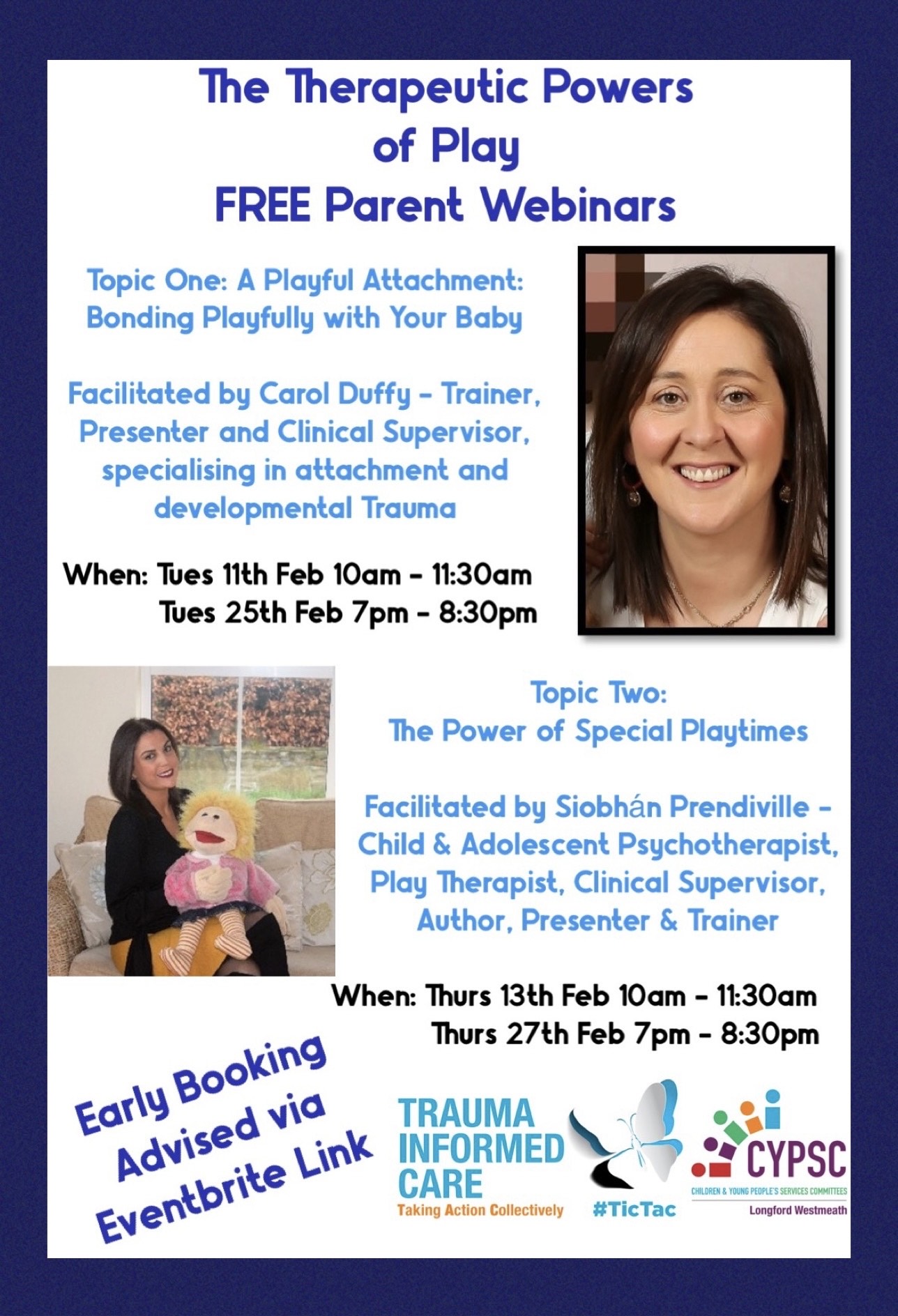 FREE Parent Webinars Feb 2025 – Therapeutic Powers of Play